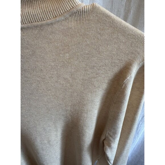 CHICOS Womens SWEATER Long Sleeve Light Cream Turtleneck Size‎ 2 (L/12) SOFT - Picture 8 of 8